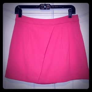 Hot pink mini skirt